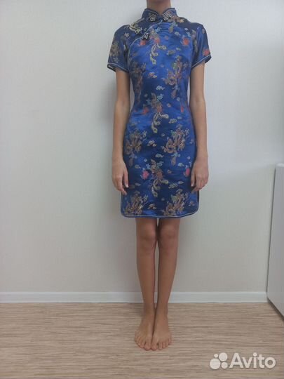 Платье китайское, рост 146-152 см