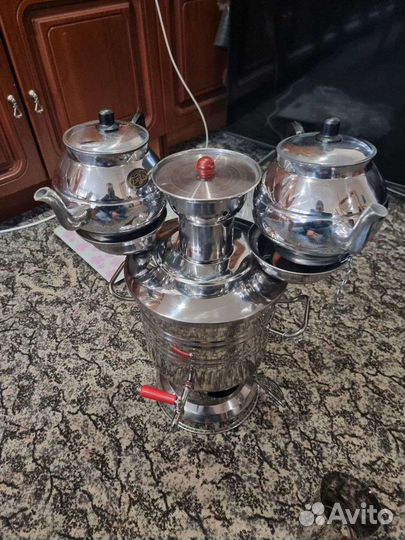 Самовар на углях, дровах