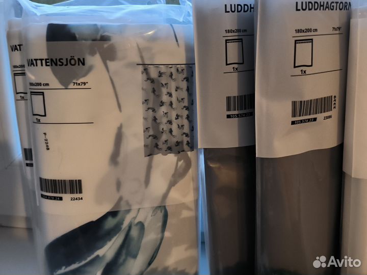 Штора для ванной IKEA