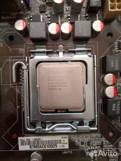 Связка на Lga775 - xeon e5440 + asus p5ql pro