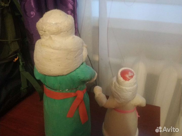 Ватный дед мороз СССР