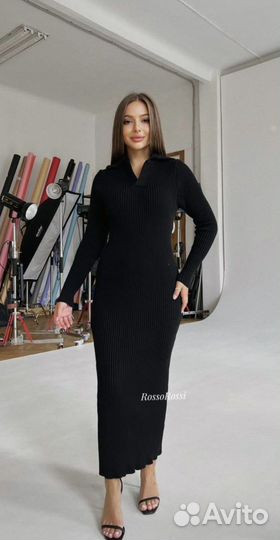 Платье теплое