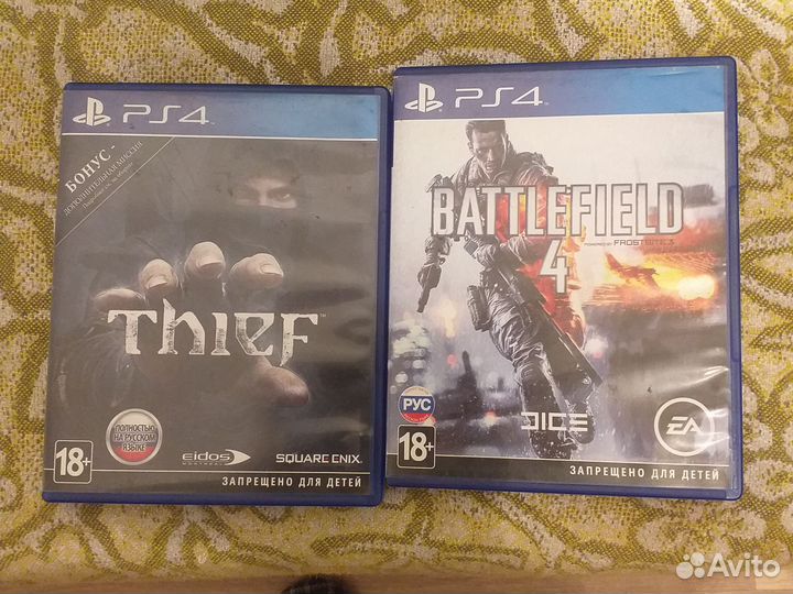 Диски игры для ps4