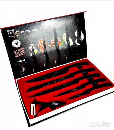 Новый набор ножей из 6 предметов