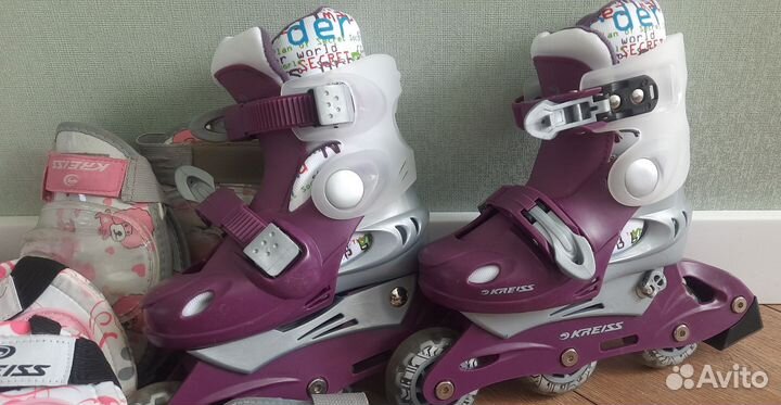 Детские ролики и защита