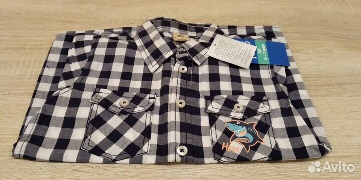 Рубашка для мальчика новая, р. 122