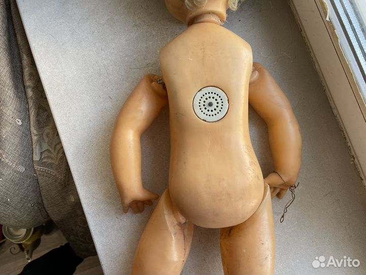 Большая кукла СССР с чердака