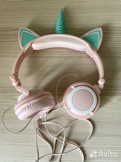 Наушники светящиеся Единорог Gabba Goods