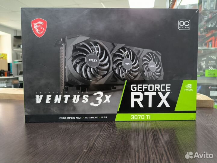 Видеокарта MSI GeForce RTX 3070 Ti Ventus3x