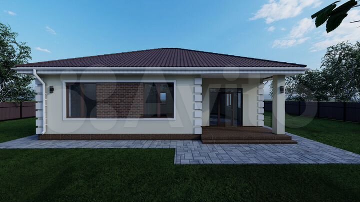 Коттедж 107 м² на участке 5,5 сот.