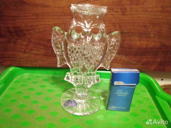 Подсвечник хрустальный Сова(Филин)