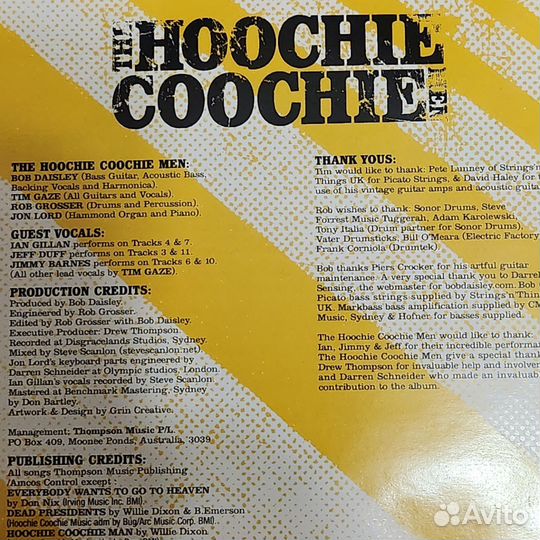 Jon Lord (Deep Purple) CD The Hoochie Coochie Men