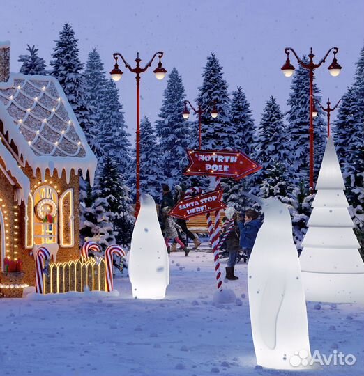 Светильник новогодний