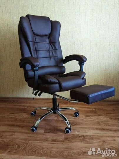 Компьютерное игровое кресло геймерское с массажем