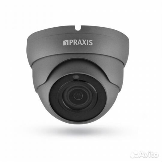 Цветная Антивандальная Уличная видеокамера Praxis
