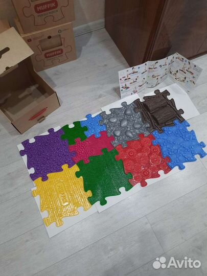 Ортопедические массажные коврики-пазлы для детей