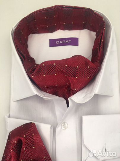 Новые мужской аскот и платок в карман бордовые