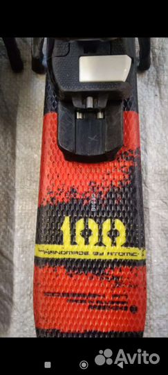 Горные лыжи детские с ботинками 100 atomic