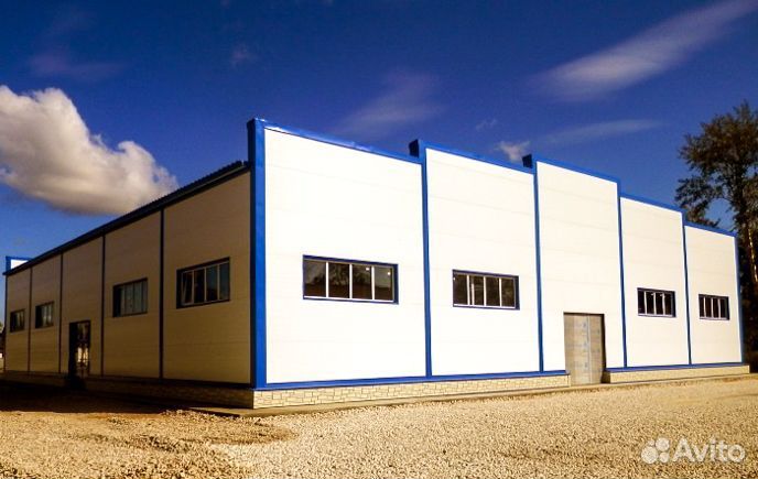 Ангар прямостенный быстровазводимый