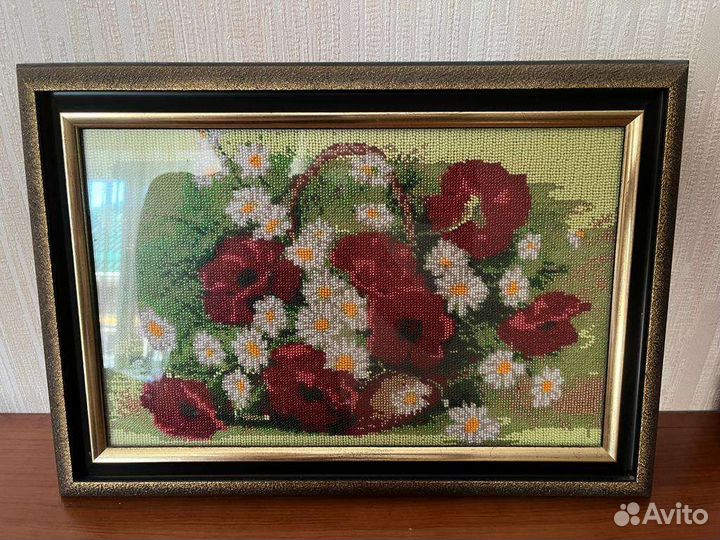 Картина из бисера Маки