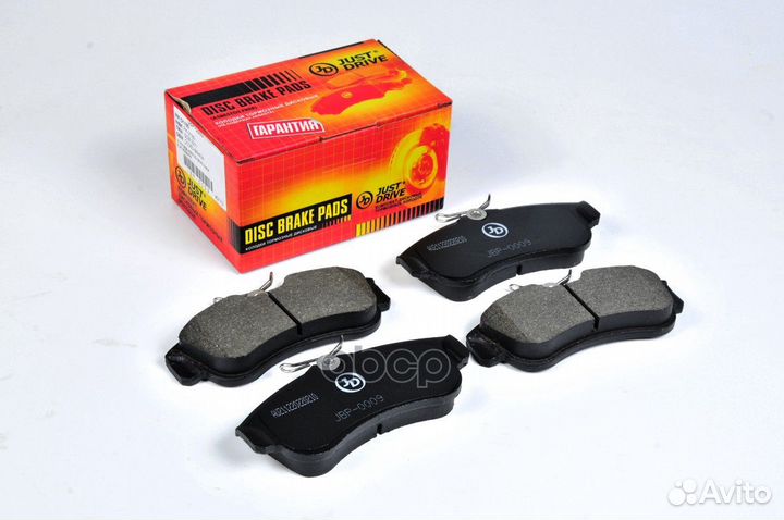 Колодки тормозные, передние D1180H JBP0009 Just