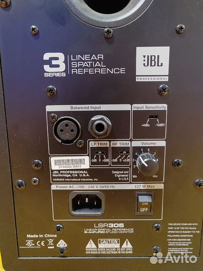 Студийные мониторы JBL LSR305