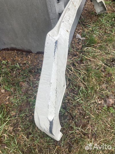 Губа юбка на бампер Honda