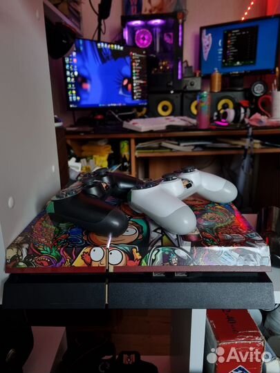 Игровая приставка ps4 с играми