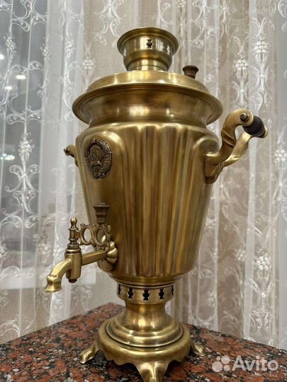 Самовар 7 литров с Гербом