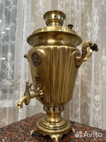 Самовар 7 литров с Гербом