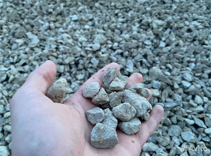 Щебень доломит