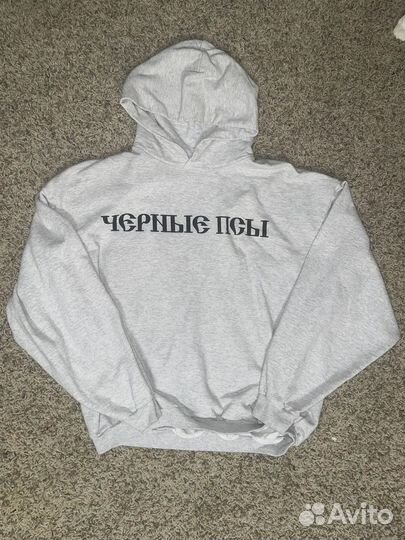 Оригинал Худи Yeezy Черные Псы