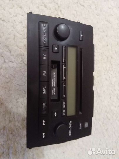 Штатная магнитола toyota prado 120