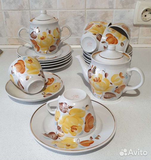 Чайные и кофейный сервизы СССР