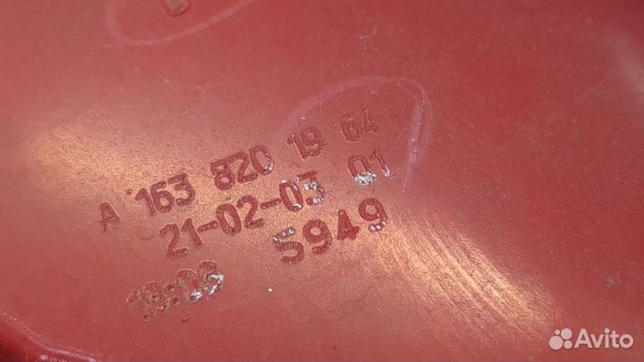 Фонарь (задний) левый Mercedes ML W163