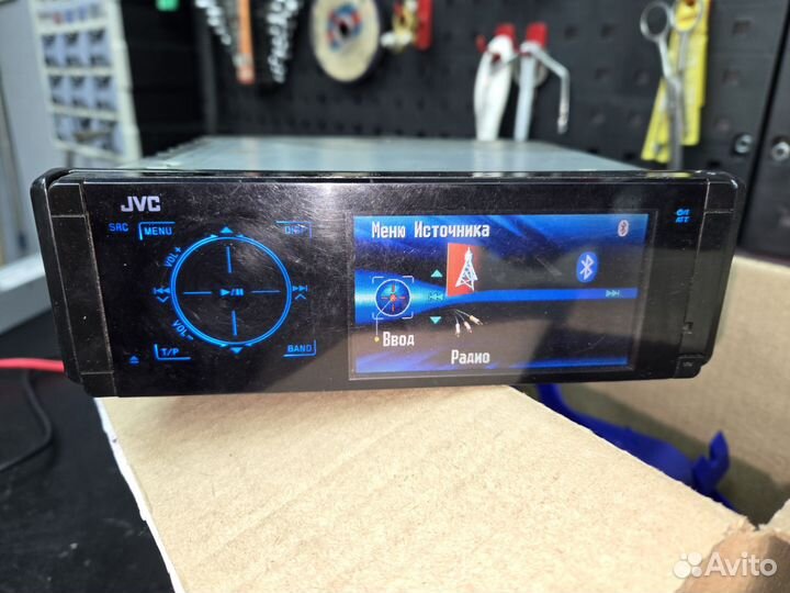 Магнитола JVC KD-AVX44 CD Bluetooth USB камера in