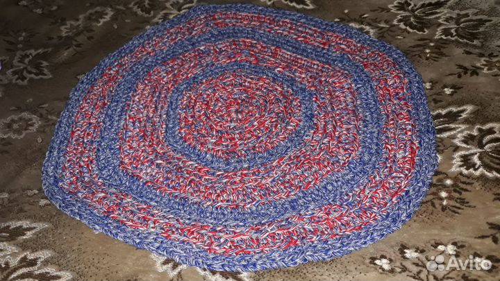 Коврики вязаные напольные