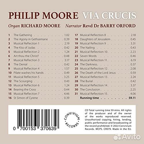 Philip Moore: Via Crucis (1 CD)