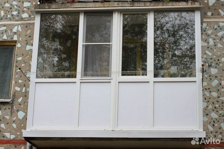 Пластиковые балконы под ключ