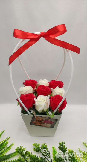 Букеты из мыльных роз учителю, воспитателю