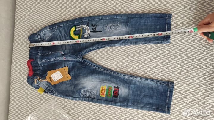 Джинсы новые (р 104)