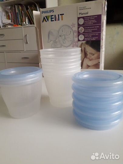 Молокоотсос Avent Подогреватель бутылочек Контейне