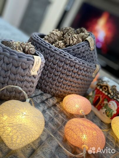 Корзина ручной работы