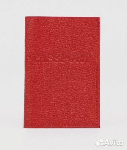 Обложка для паспорта натуральная кожа Россия