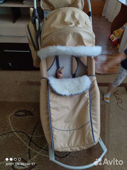 Коляска санки