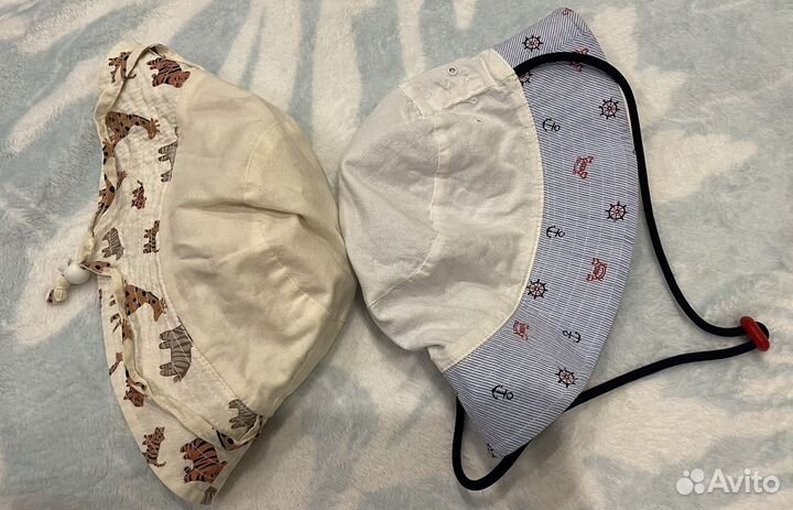 Панамы 2 шт детская летняя на завязках для Натальи