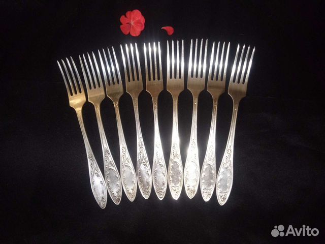 Мельхиоровые вилки