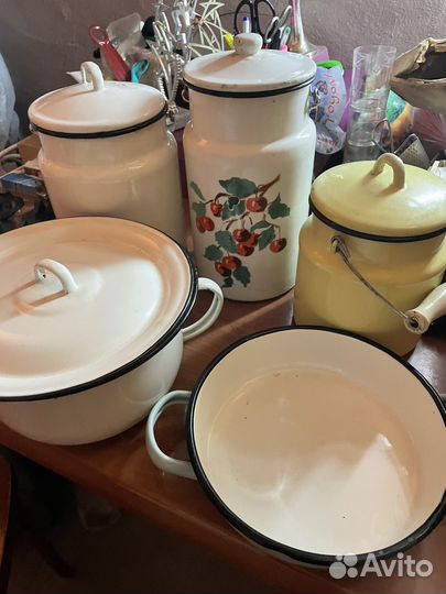 Эмалированная посуда СССР