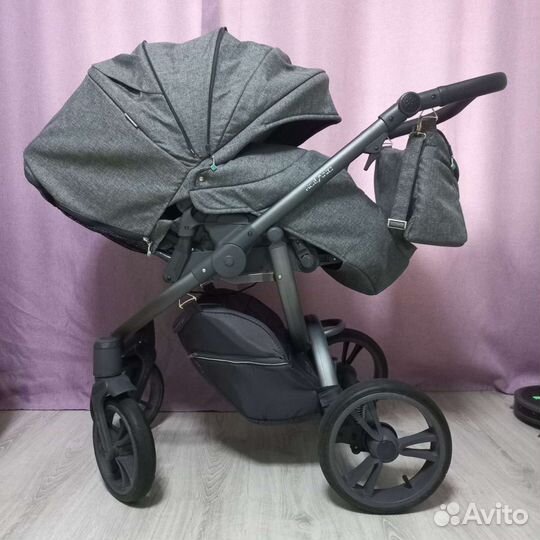 Коляска 2в1 Bebetto Holland LJ195 Графит