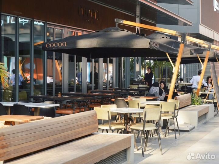 Зонт уличный на боковой опоре 3x3 4x4